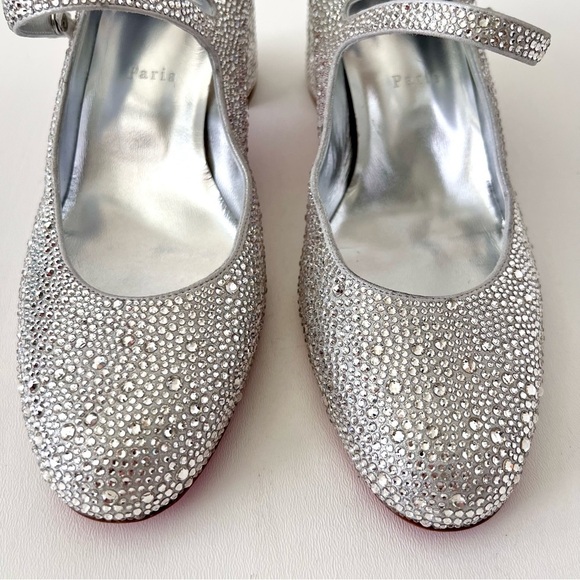 CHRISTIAN LOUBOUTIN | Miss Jane Strass Crystal Embellished Bridal Wedding Pump - Picture 5 of 16